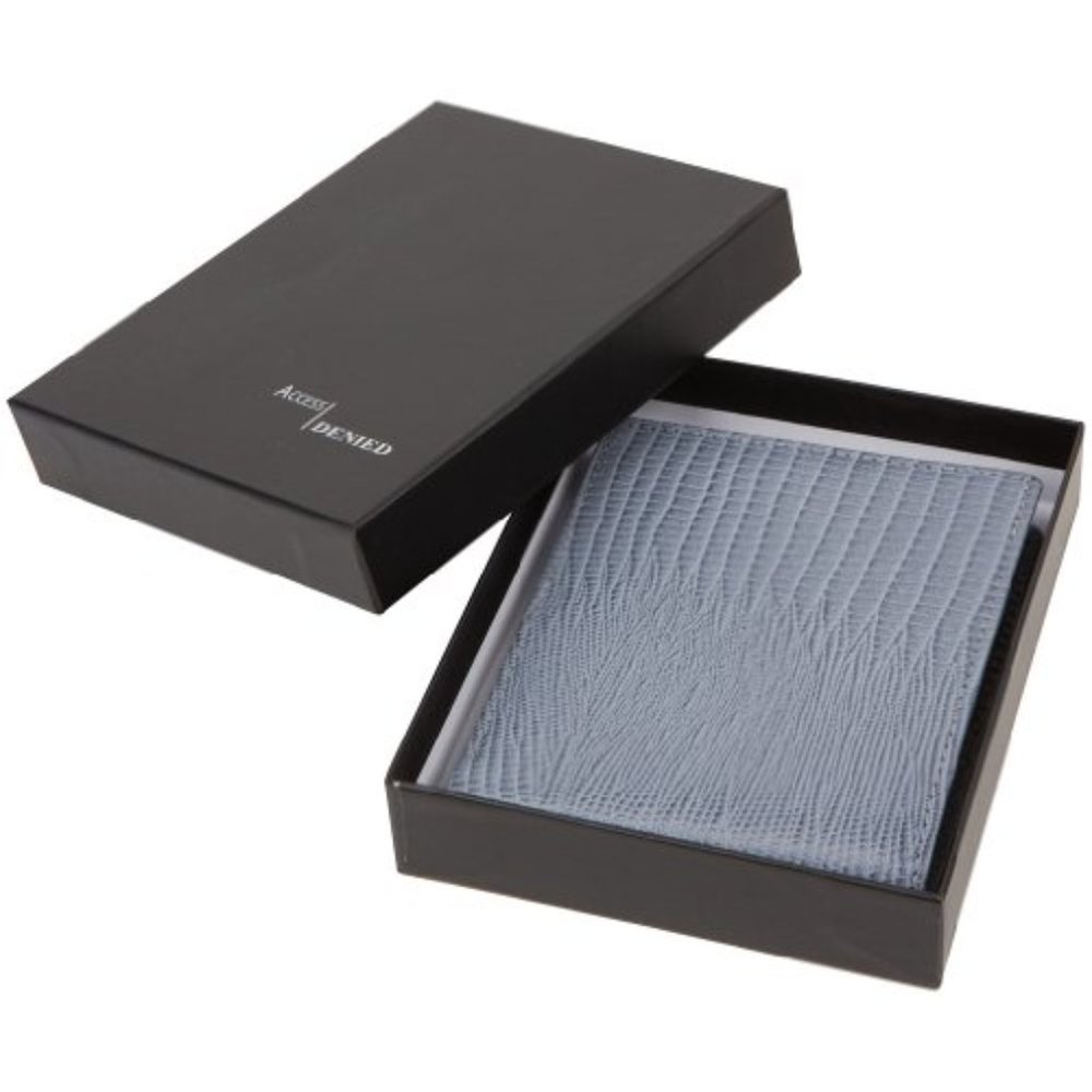 Access Denied Mens RFID Blocking Wallet Leather